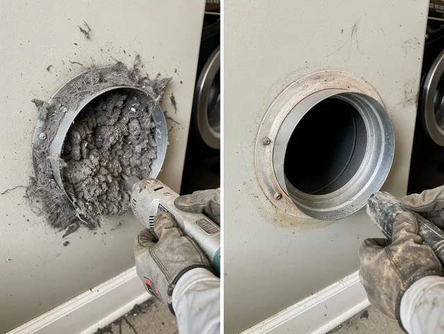 Professional clogged vent cleaning by San Fernando Dryer Vent Cleaning in San Fernando