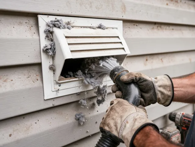Professional dryer vent cleaning by San Fernando Dryer Vent Cleaning in San Fernando