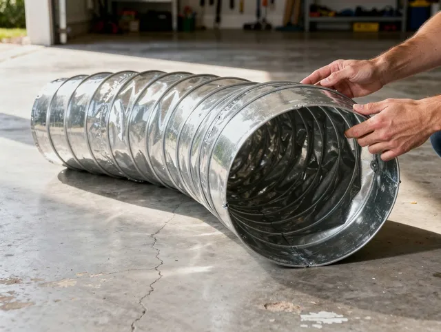 San Fernando Dryer Vent Cleaning specialist using advanced equipment for thorough duct cleaning in San Fernando