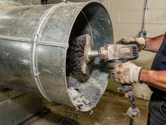 Industrial-grade dryer vent cleaning by San Fernando Dryer Vent Cleaning in San Fernando